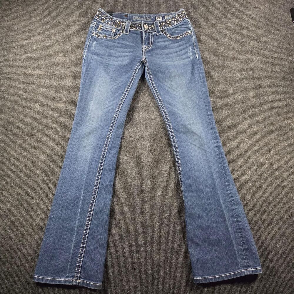 Miss-me Women's Blue and Navy Jeans